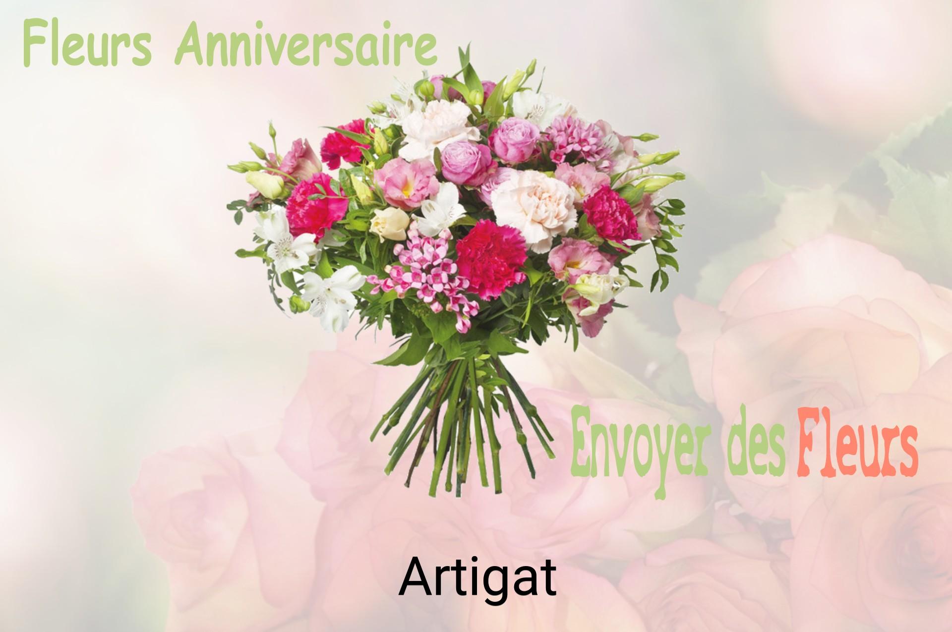 Bouquet de fleurs d’anniversaire livré à Artigat